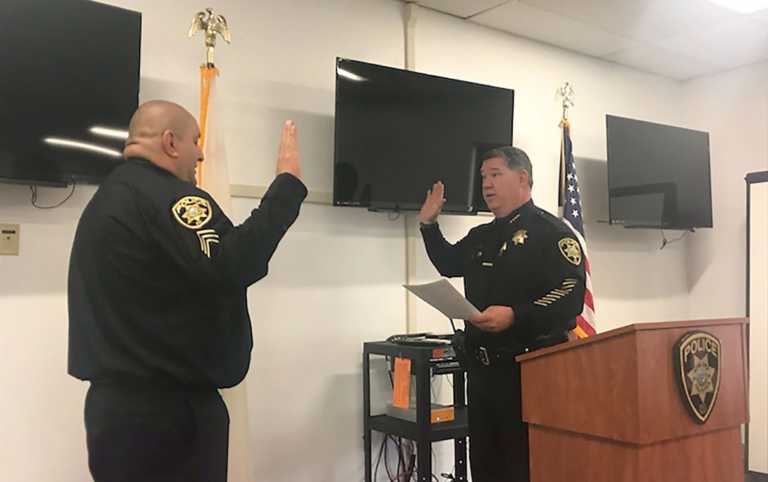 Officer Robles promoted to police sergeant