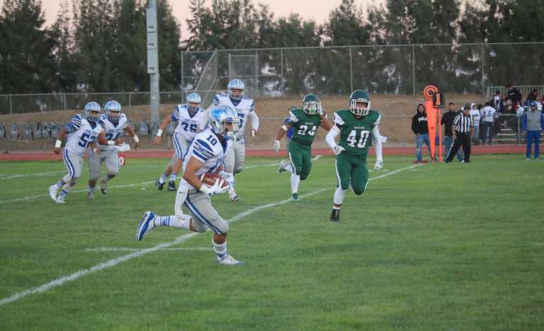 Mustangs crush Bruins, 34-0