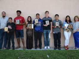 KCHS wrestlers celebrate with banquet