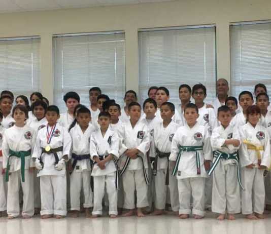 Karate students take exams in Greenfield