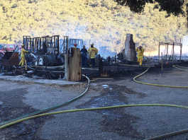 Fire destroys ranch house