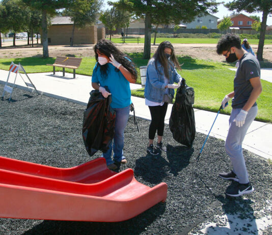 Soledad and Salinas youth clean up city parks as part of Safe Teens Empowerment Project