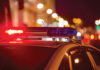 Police car crime