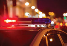 Police car crime