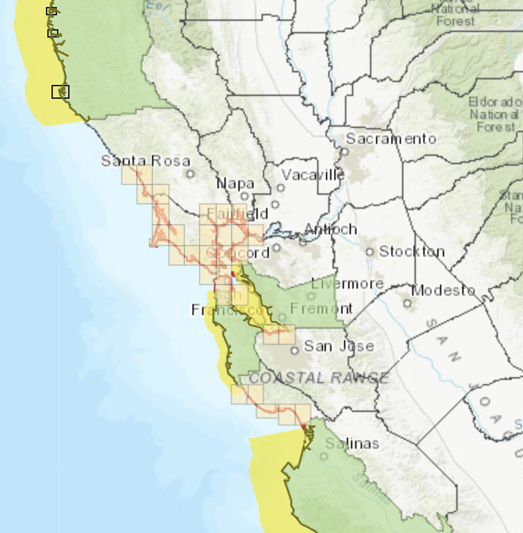 State adds tsunami hazard maps for Alameda, Monterey and San Mateo counties