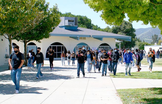 Nearly half of King City High students return to campus - The King City ...