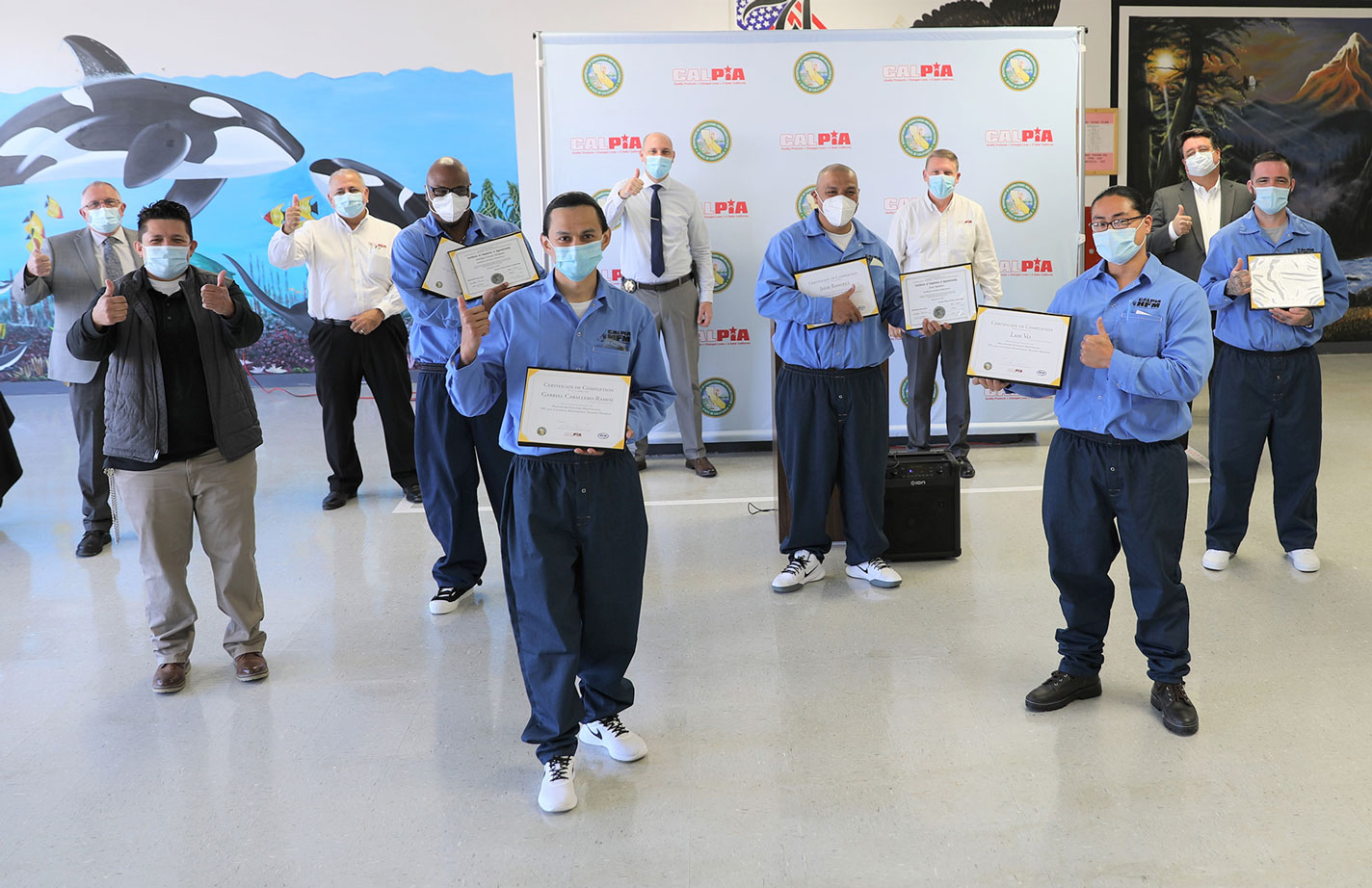 Inmates graduate with job certifications at Soledad prison facilities