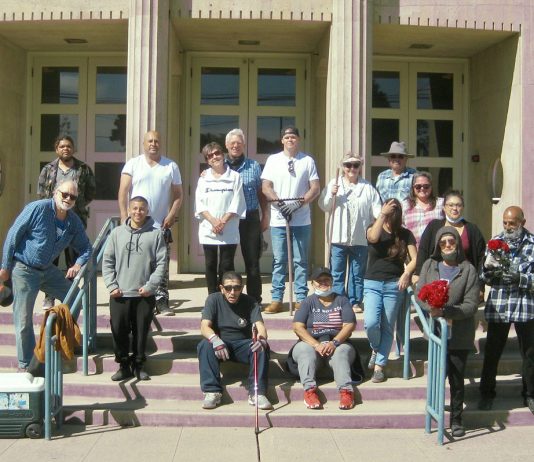 Roses get much-needed trim at King City’s Robert Stanton Theater