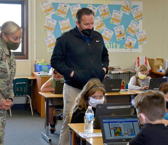 Fort Hunter Liggett commander pays visit to San Antonio School