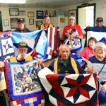 Image for display with article titled King City Veterans Receive Patriotic Quilts
