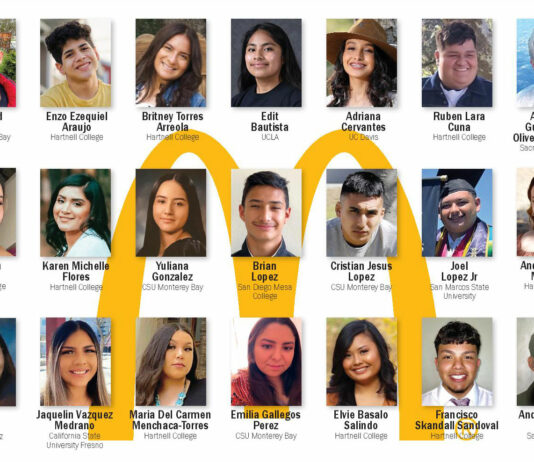 Local McDonaldās owner grants scholarships to 21 students throughout Salinas Valley