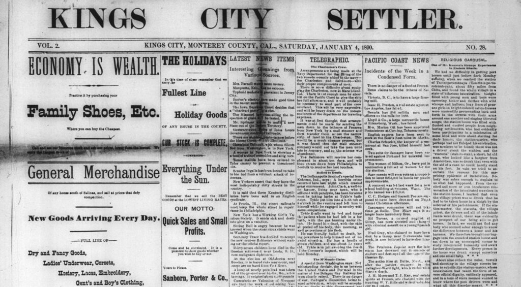 More historic King City newspapers available online The King City