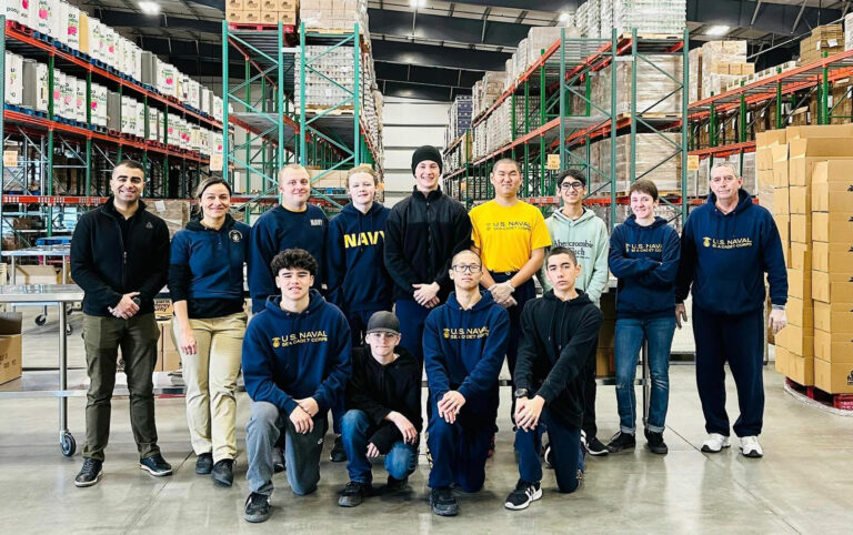 Local Sea Cadets volunteer with Food Bank for Monterey County