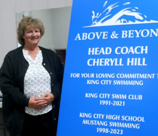 Banquet honors longtime swim coach for King City Mustangs