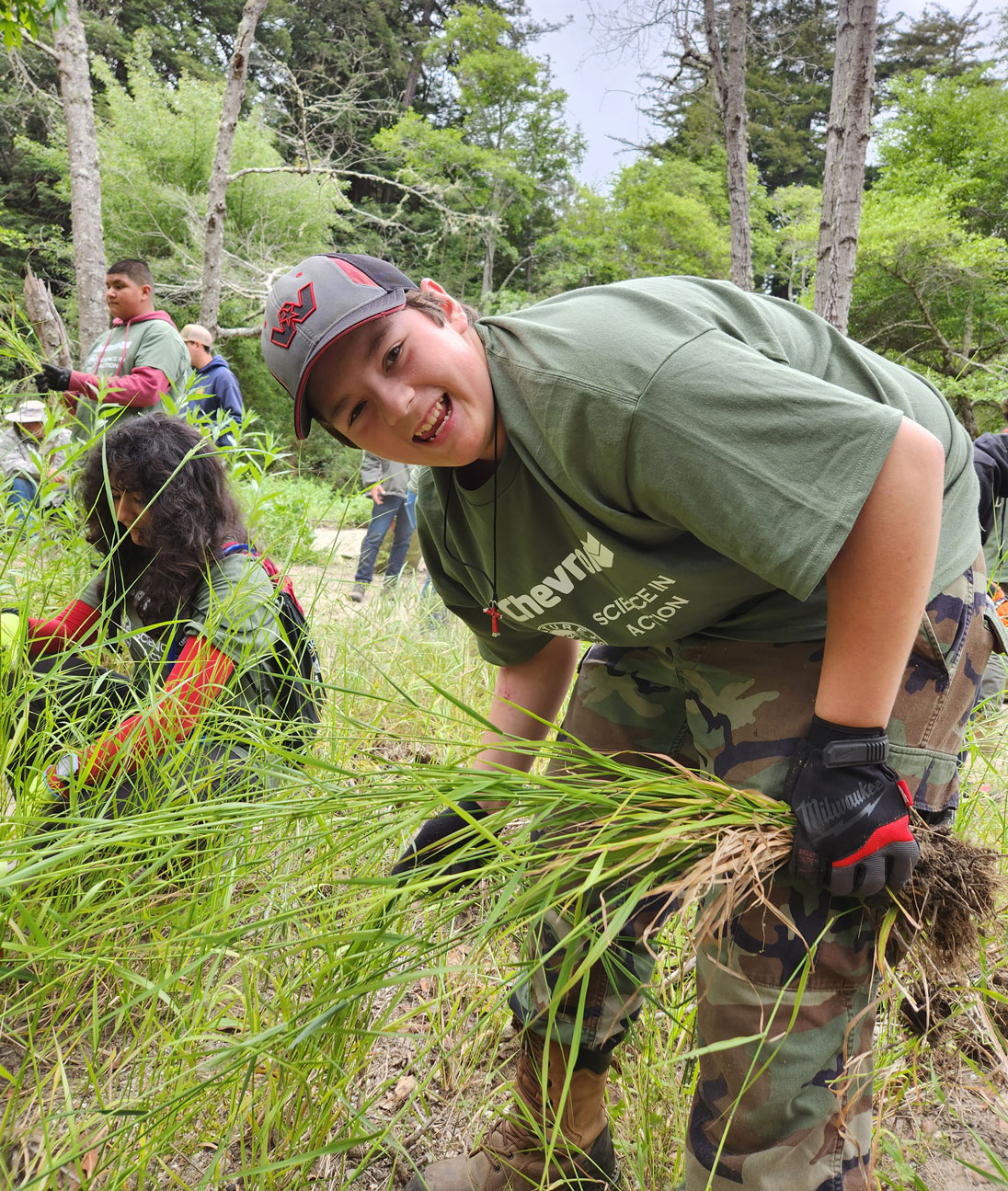 San Ardo and Lockwood students help protect Big Sur habitat The King