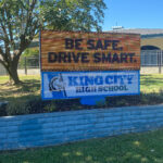 Image for display with article titled Digital Sign Up and running at King City High School