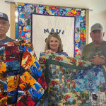 Image for display with article titled Out of the ashes: South Monterey County residents deliver quilts to Maui