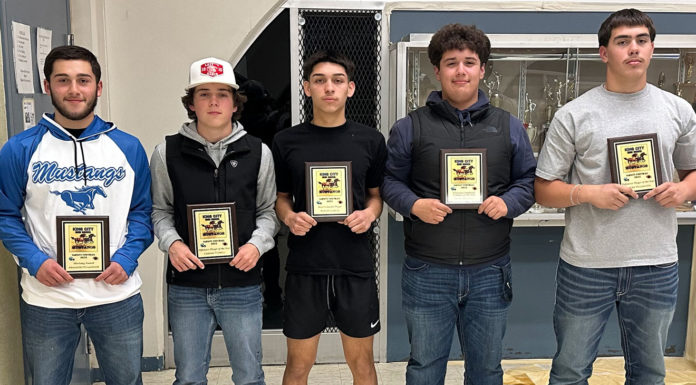 Mustang football awards
