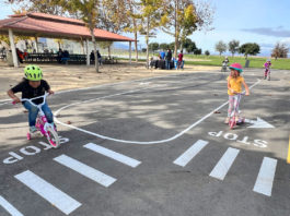 traffic garden bicycle scooter