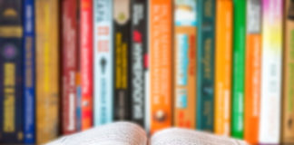 Library books reading