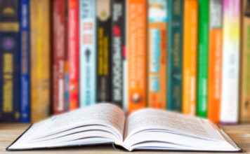 Library books reading
