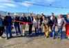 Roadway ribbon cutting