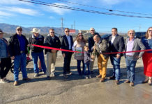 Roadway ribbon cutting
