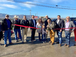 Roadway ribbon cutting
