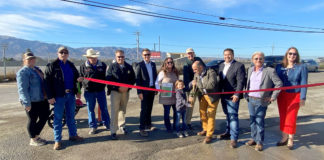 Roadway ribbon cutting