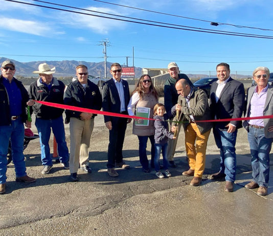 Roadway ribbon cutting