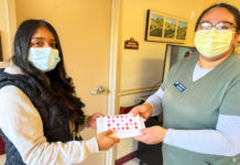 King City High School Eden Valley Care Center Valentine’s Day card