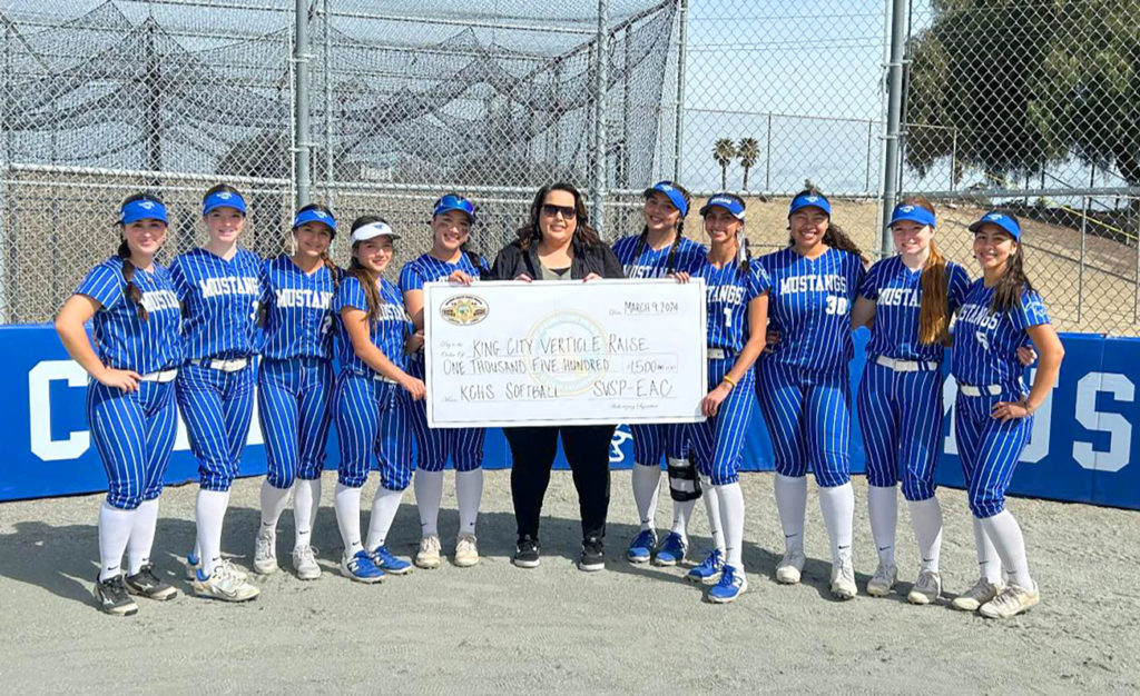 Image for display with article titled King City High Softball Program Receives $1,500 Donation