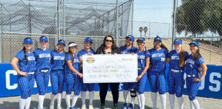King City High School softball donation
