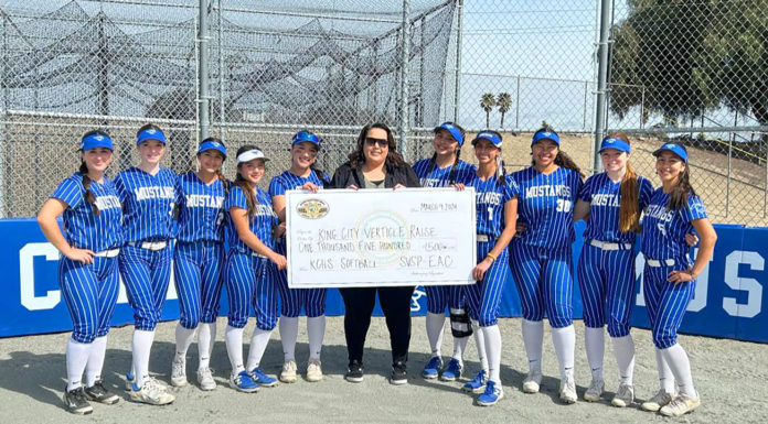 King City High School softball donation