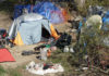 Homeless encampment homelessness