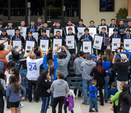 Photos | Celebration honors King City Mustangsā triumphant soccer season King City Mustangs soccer ceremony