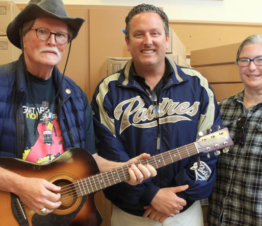 Guitars Not Guns donation