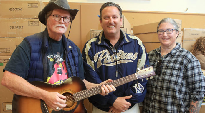 Guitars Not Guns donation