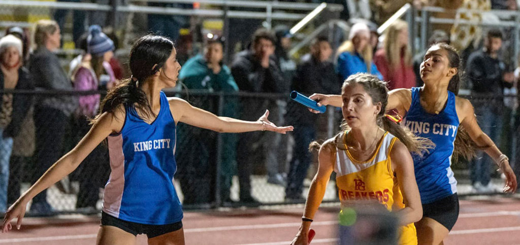 Image for display with article titled Track and Field | King City Lady Mustangs Qualify Individuals, Relay Teams to CCS Semifinals