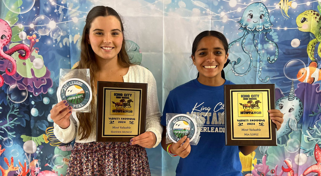 Image for display with article titled King City Mustangs Swim Team Honored