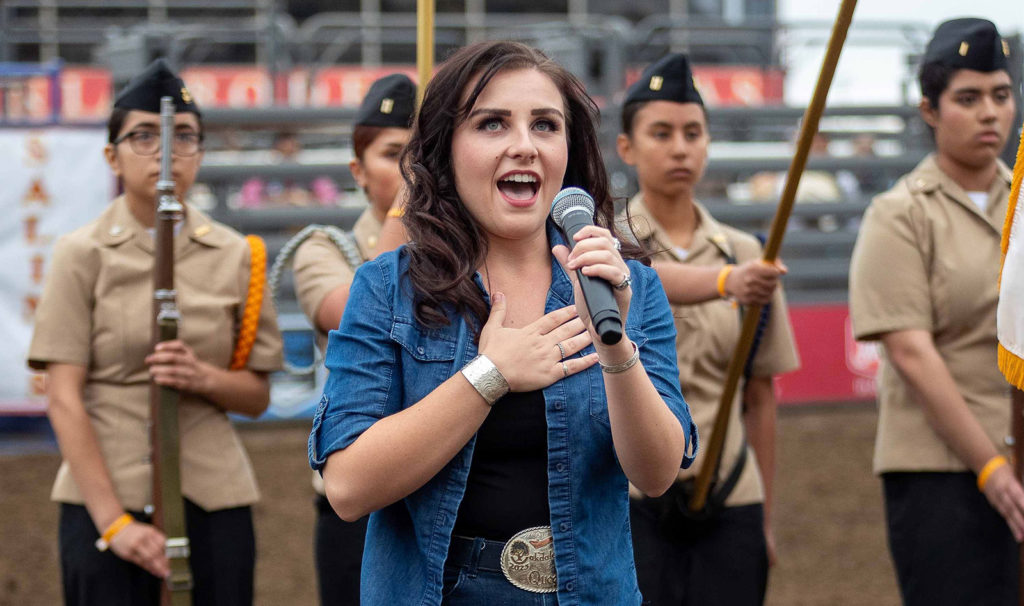 Image for display with article titled California Rodeo Salinas Calls for National Anthem Singers for 2024 Rodeo Performances