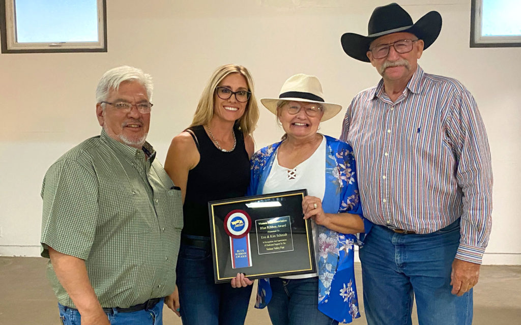 Image for display with article titled Schmidts Honored With Blue Ribbon Award for Beautifying Salinas Valley Fair