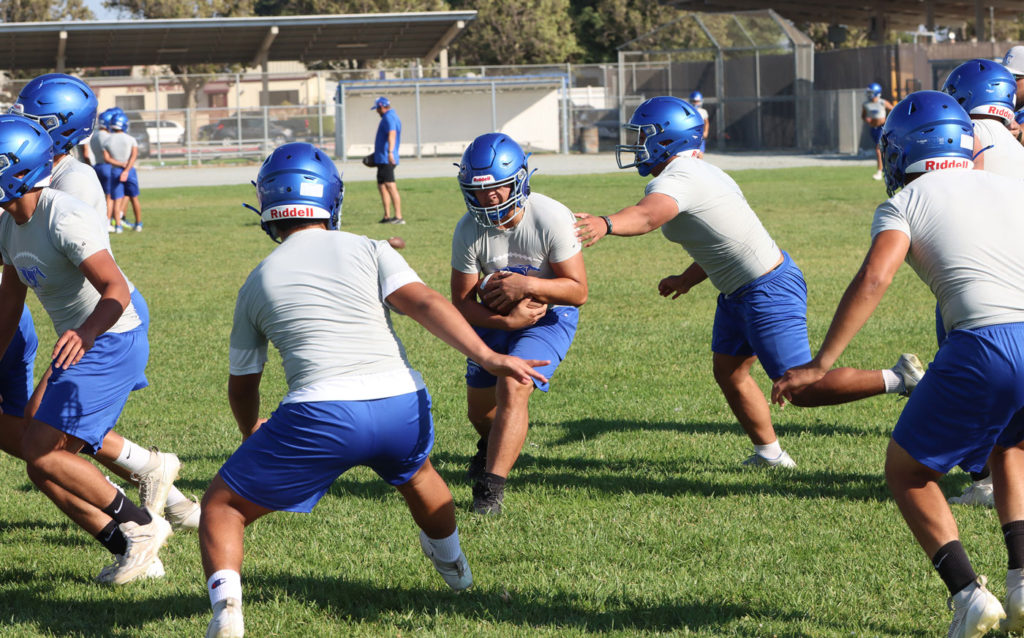 Image for display with article titled Football | King City Mustangs to Rely on Youth for Upcoming Challenge Ahead