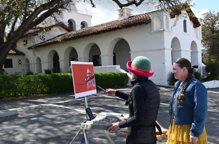 Fort Hunter Liggett’s Hacienda becomes canvas for local artists