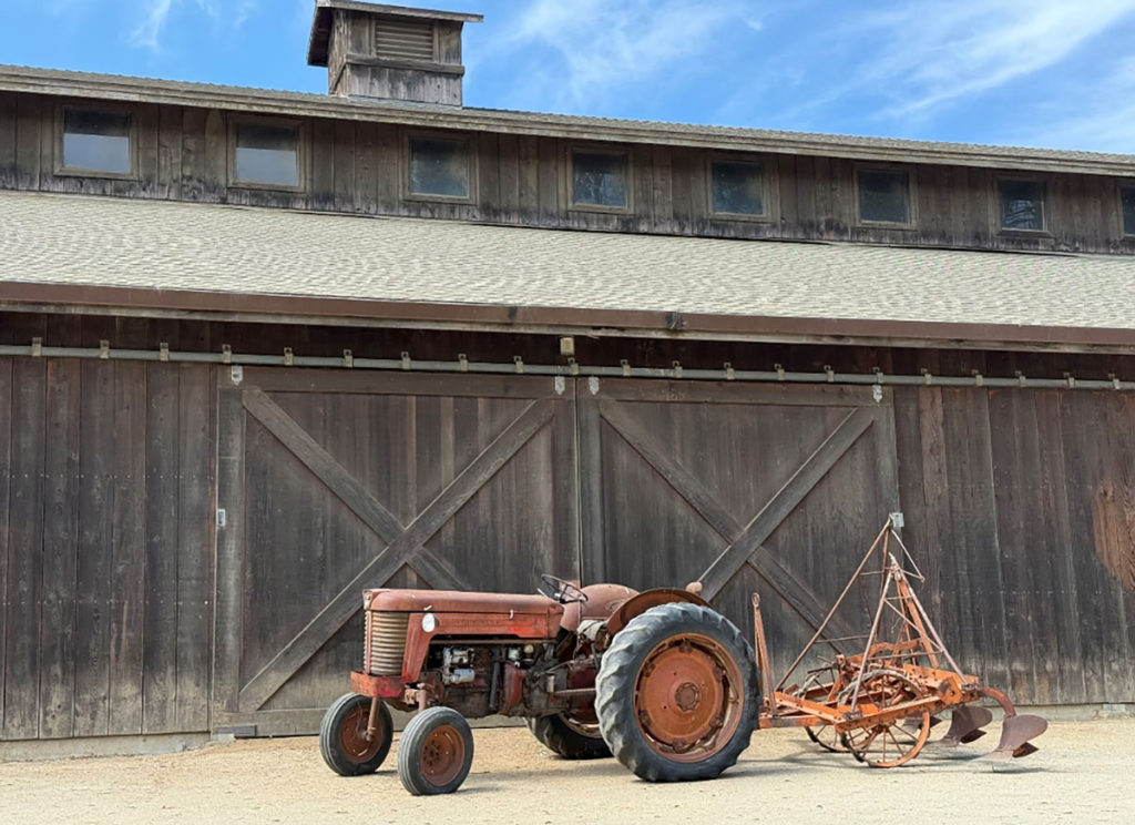 Tractor donated by Barbrees