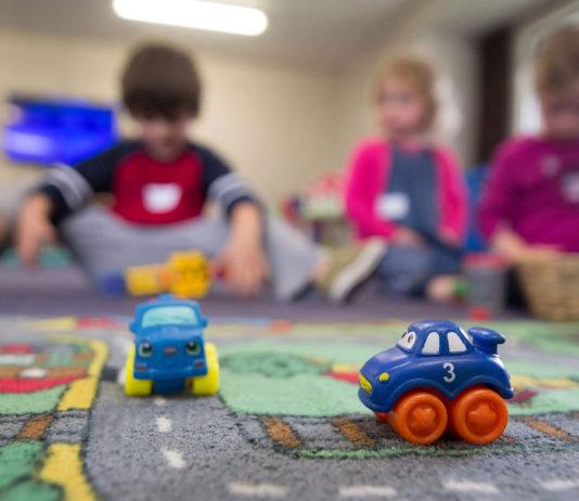 Report highlights need for family-centered child care policies in Monterey County Children playing toys