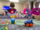 Children playing toys
