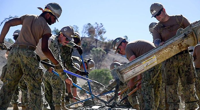 Seabees from NMCB-5 boost readiness at Fort Hunter Liggett Naval Mobile Construction Battalion 5