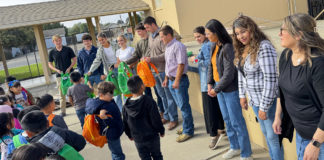 Taylor Farms backpack distribution King City students