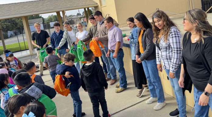 Taylor Farms backpack distribution King City students